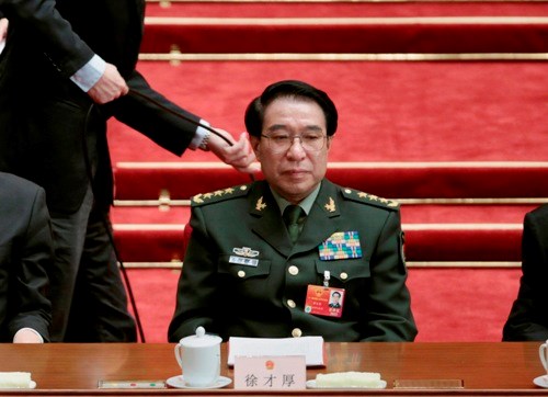 Ông Từ Tài Hậu tham dự một cuộc họp tại Quốc hội Trung Quốc ngày 14.3.2012