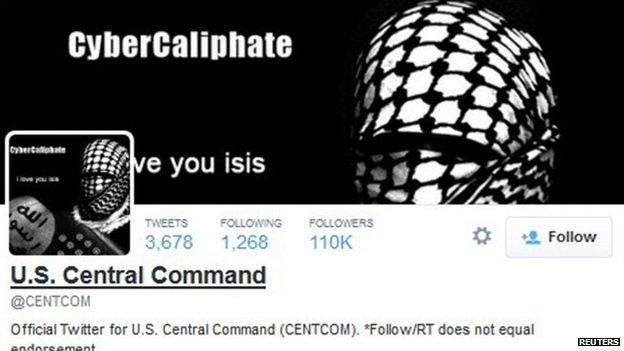 Một tài khoản ủng hộ IS trên mạng xã hội Twitter