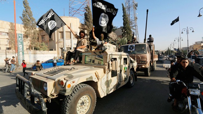 Hiện tại khủng bố IS đang kiểm soát nhiều vùng rộng ở Iraq và Syria
