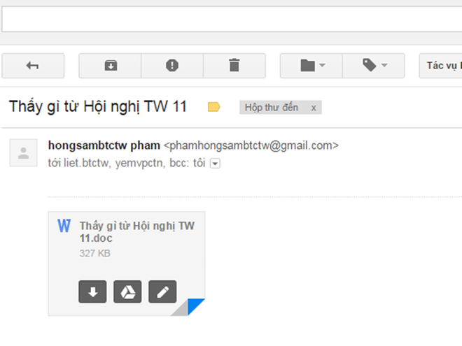 M&atilde; độc đ&iacute;nh k&egrave;m email giả mạo cơ quan trung ương
