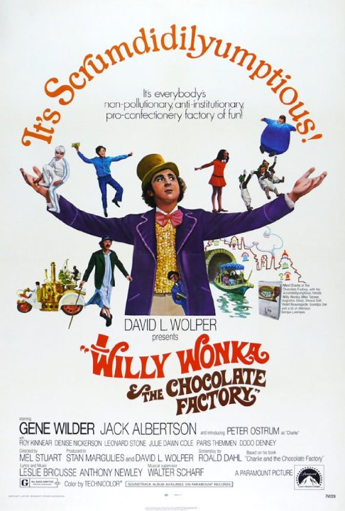Poster phim Willy Wonka & The Chocolate Factory