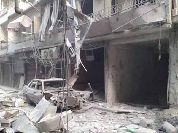 Cảnh tượng hoang tàn ở Aleppo sau các cuộc pháo kích, theo tình hình chiến sự Syria mới cập nhật 