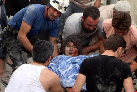 Dân thường bị thương vì không kích ở TP Allepo, theo tình hình chiến sự Syria mới cập nhật 