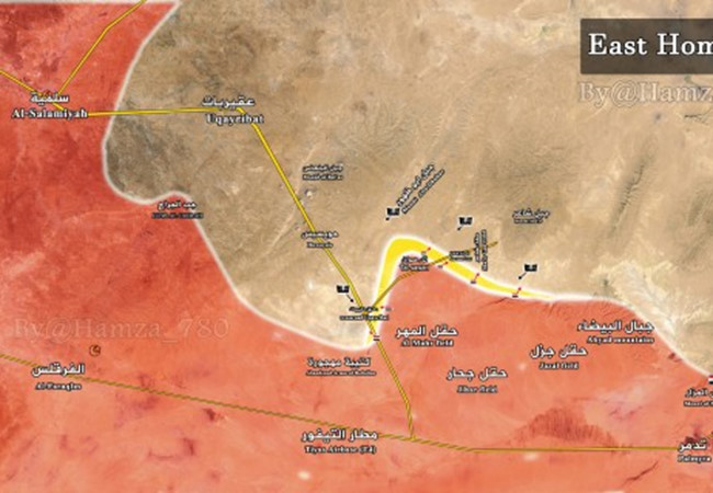 Quân đội Syria giành lại đồi Tal Sawwan gần sân bay T4, theo tình hình chiến sự Syria mới nhất
