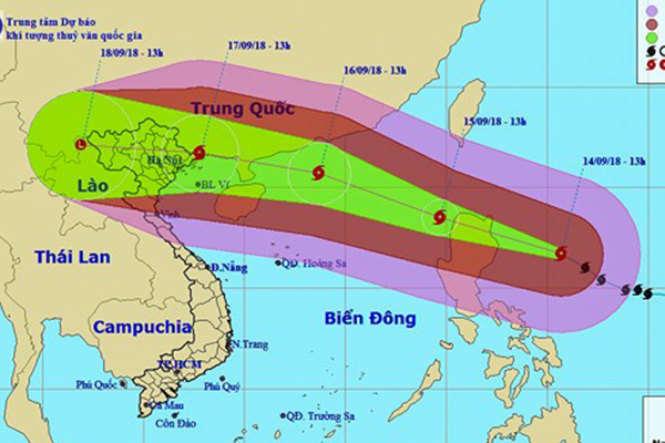 Quảng Ninh: Cho học sinh nghỉ học tránh siêu bão Mangkhut đổ bộ