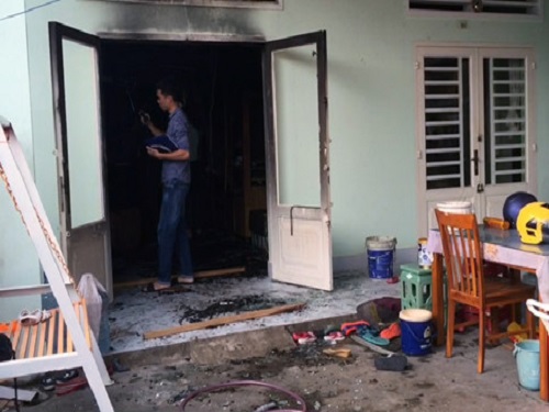 Cận cảnh hiện trường vụ cháy nhà làm 4 người trong một gia đình tử vong
