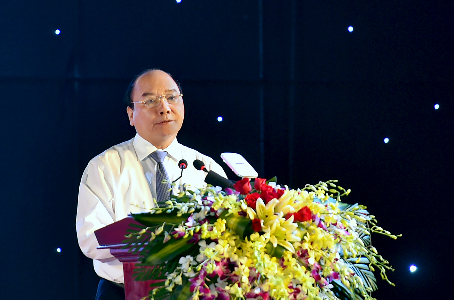 Thủ tướng Nguyễn Xuân Phúc phát biểu tại Lễ kỷ niệm. Ảnh: Báo Chính Phủ 
