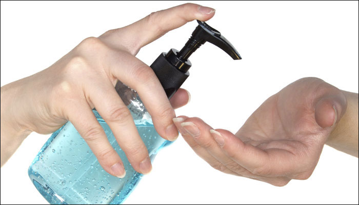 nước rửa tay khô