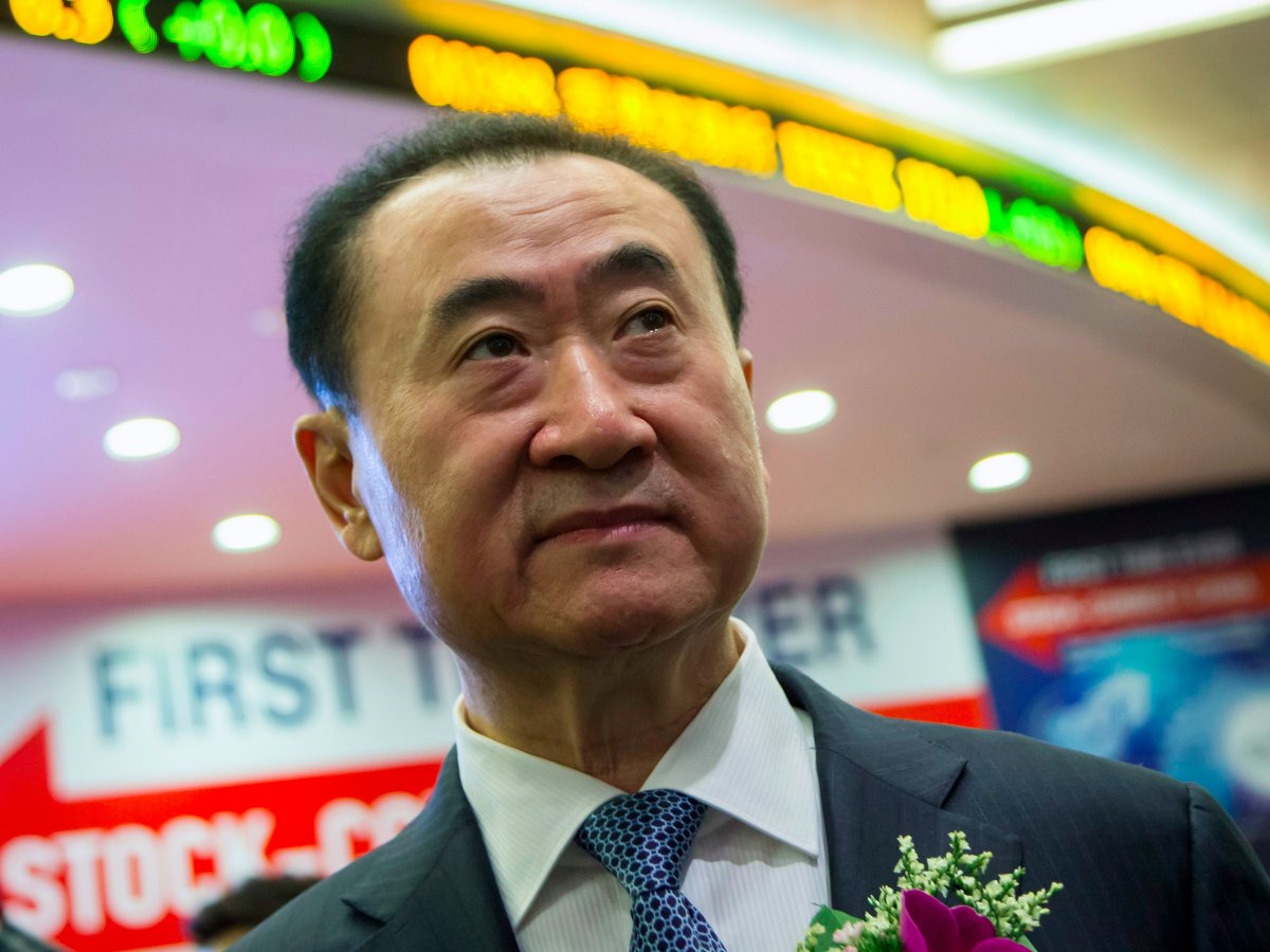 Wang Jianlin, chủ tịch Dalian Wanda Group. Ảnh: Reuters