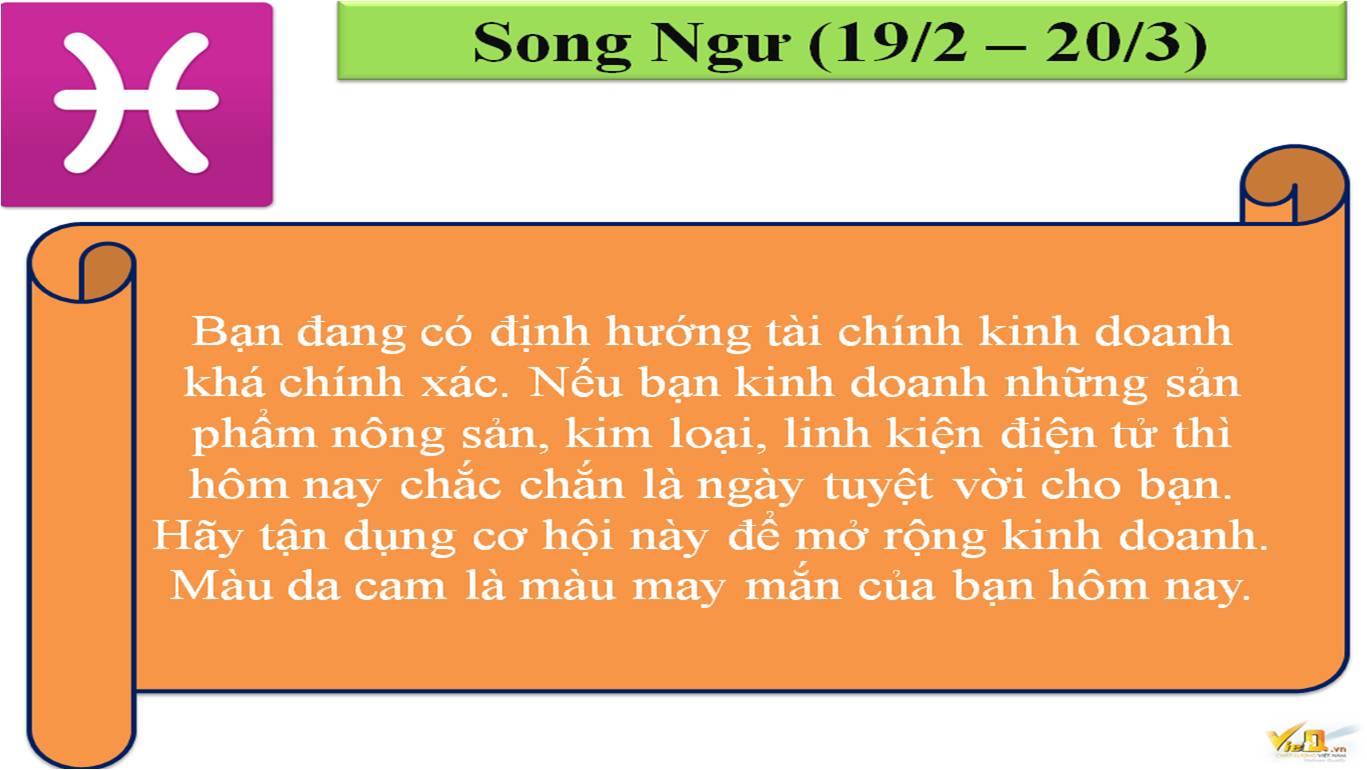 Cung hoàng đạo Song Ngư 8.7.2014