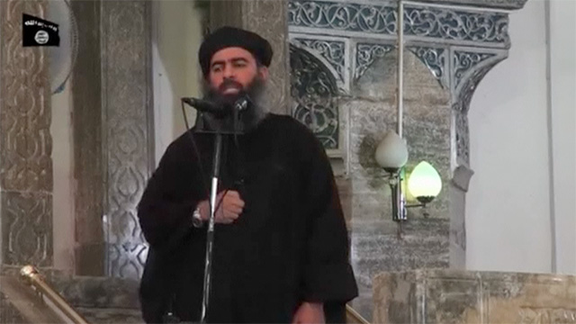 Thủ lĩnh Baghdadi của nhóm khủng bố IS mới chỉ xuất hiện công khai một lần duy nhất vào hồi tháng 7/2014