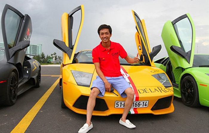 Cường Đô La nổi tiếng là tay chơi siêu xe nổi tiếng của Việt Nam