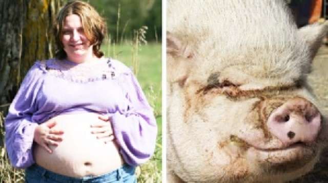 Cô gái Mỹ tố con lợn hãm hiếp và khiến cô mang thai 
