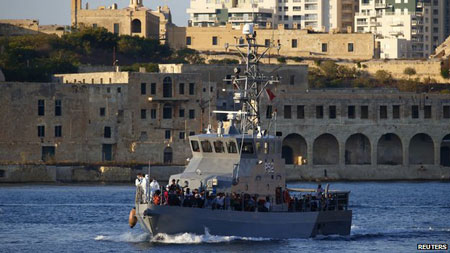 Đắm tàu ở Malta khiến 500 người chết