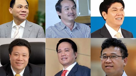 Tỷ phú Phạm Nhật Vượng vẫn dẫn đầu danh sách những người giàu nhất Việt Nam 2014