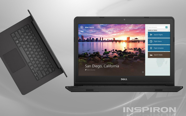 Laptop giá rẻ Dell Inspỉon mạnh mẽ trong top laptop giá rẻ
