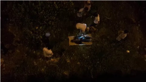 Hiện trường phát hiện thi thể nam thanh niên trôi sông Bàn Thạch, Quảng Nam