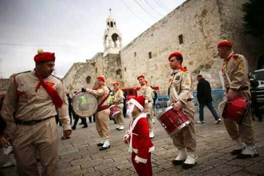 Không khí Giáng sinh vô cùng náo nhiệt tại Bethlehem, Palestine
