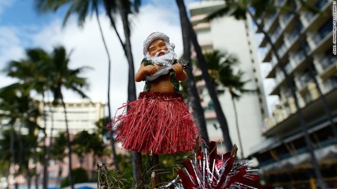 Honnolulu Hawaii là địa điểm đi chơi Giáng sinh nổi tiếng với những buổi diễu hành hoành tráng  