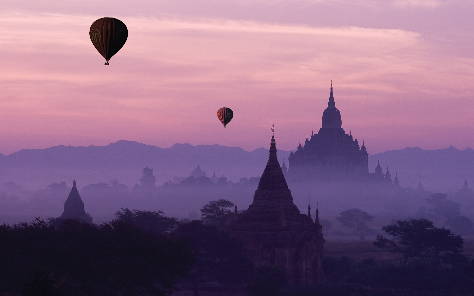 Khung cảnh thơ mộng tại Bagan