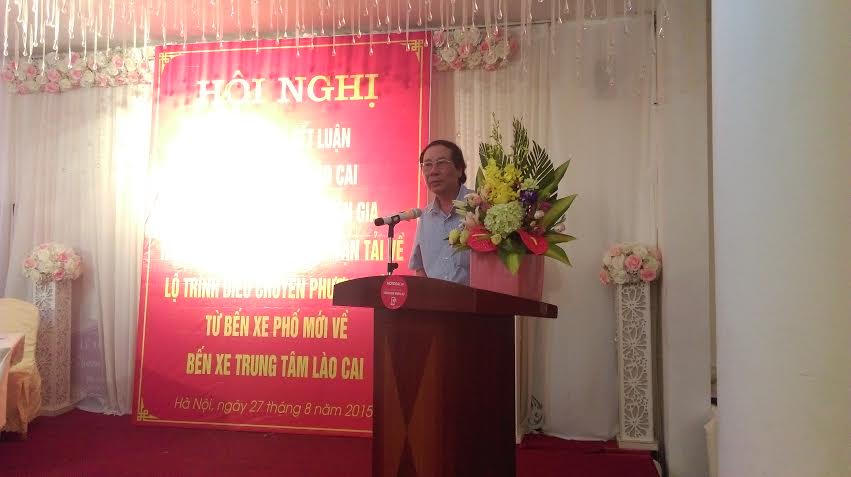 Ông Nguyễn Văn Thạo - Phó Giám đốc Sở GTVT Lào Cai