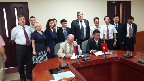 Đây là thỏa thuận đầu tiên trong kế hoạch xây dựng nhà máy điện hạt nhân Ninh Thuận 