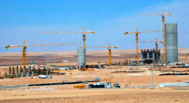 Jordan đang tiến hành xây dựng nhà máy điện hạt nhân