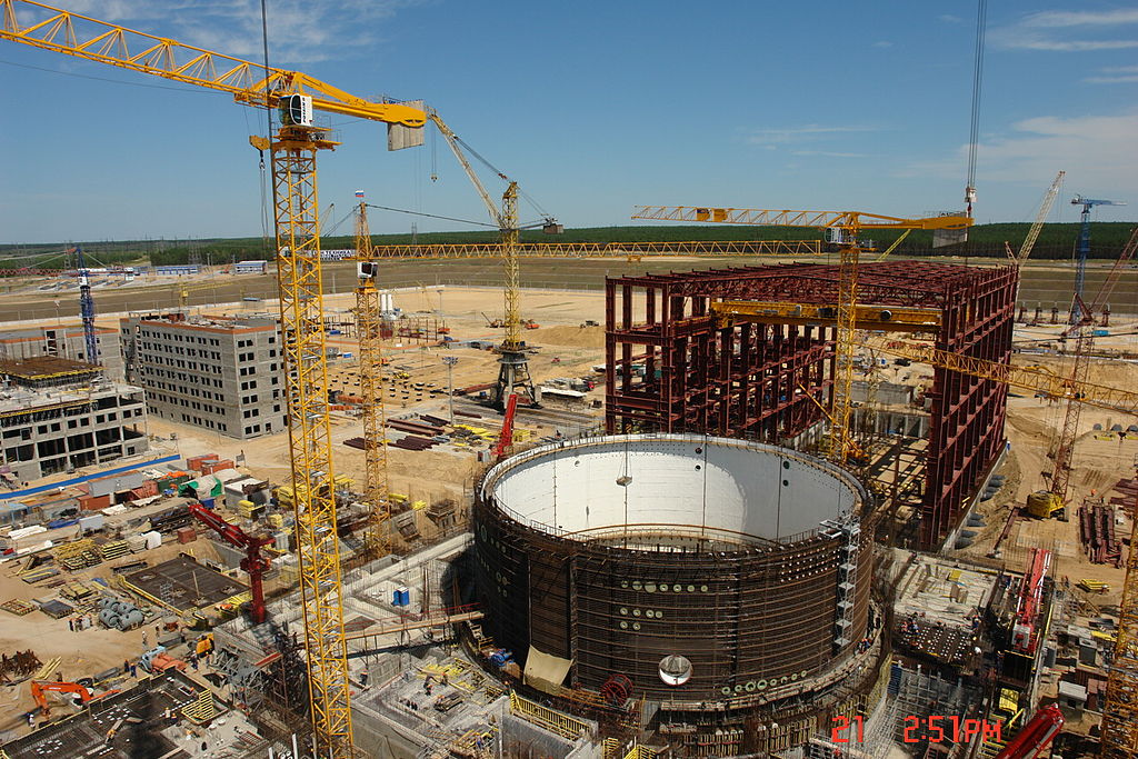 Lò phản ứng VVER-1200/V-491 công nghệ AES-2006 đang được xây dựng tại nhà máy Novovoronezh, Nga