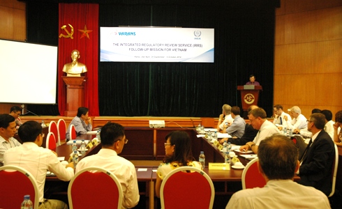 Đoàn đánh giá pháp quy tích hợp của IAEA làm việc tại Việt Nam