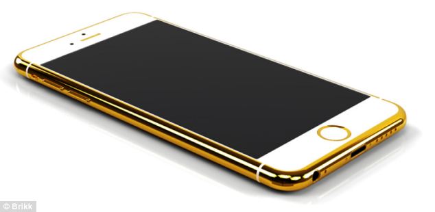 iPhone 6 gold mạ vàng, nạm kim cương có giá 170 triệu