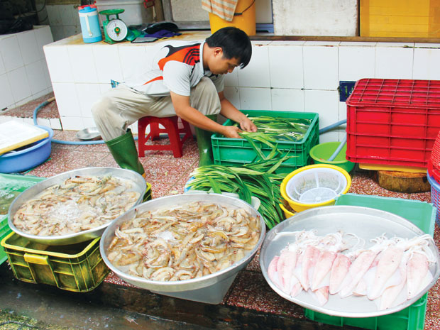 Tráng đạm cho...Hải sản