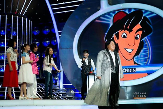Vương Khang hóa thân thành nhân vật hoạt hình Aladdin