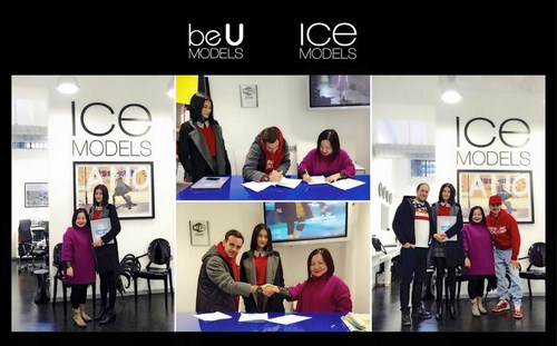 Một số hình ảnhBà Quỳnh Trang đã chính thức ký kết hợp đồng hợp tác giữa beU Models & ICE Models trong việc hợp tác phát triển hình ảnh của người mẫu Kha Mỹ Vân tại kinh đô thời trang Milan