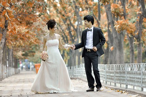 Đường Kim Mã - con đường lãng mạn để các cặp đôi ghi lại khoảnh khắc hạnh phúc. Ảnh minh họa