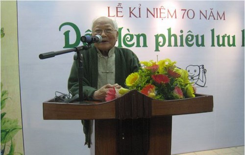 Nhà văn Tô Hoài trong sự kiện kỷ niệm 70 năm tác phẩm 