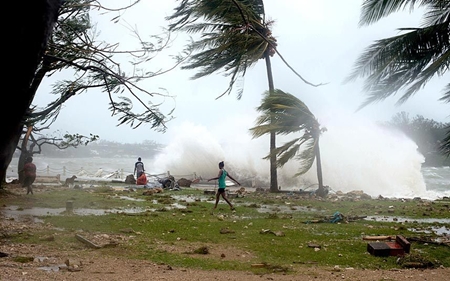 Tin tức mới cập nhật hôm nay cho biết Siêu bão Pam san phẳng quốc đảo Vanuatu