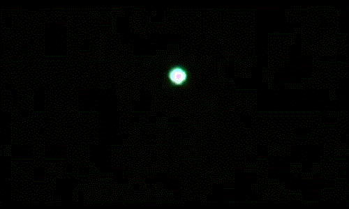 Đốm sáng xanh kỳ lạ được cho là phi thuyền của người ngoài hành tinh
