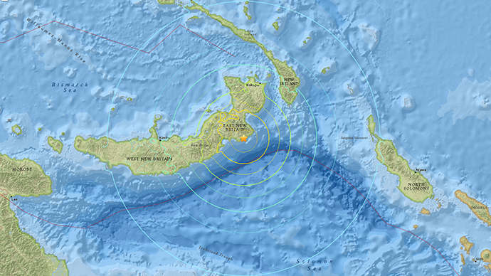 Nhiều trận động đất với cường độ mạnh đã liên tiếp xảy ra tại New Zealand và Papua New Guinea