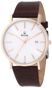 Đồng hồ nam dây da đẹp 2014 của Bulova