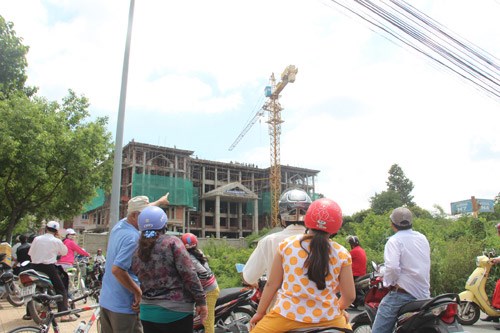 Công trình xây dựng TAND TP Biên Hòa (Đồng Nai), nơi nam thanh niên ‘bám trụ’ nhiều tiếng qua
