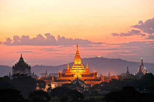 du lịch trăng mật ở Bagan, Myanmar