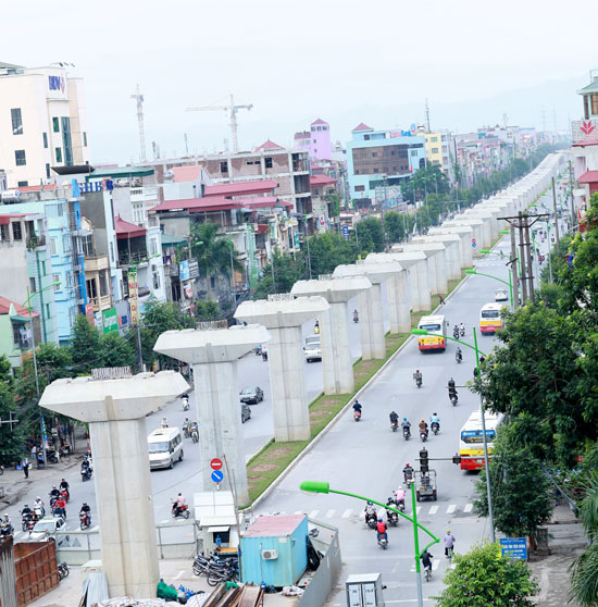 Hoàn thành 10 nhà gà dự án đường sắt tuyến Cát Linh-Hà Đông trước ngày 31/12/2015