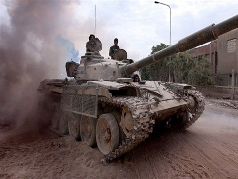  Xe tăng quân đội Syria tham chiến ở chiến trường Idlib