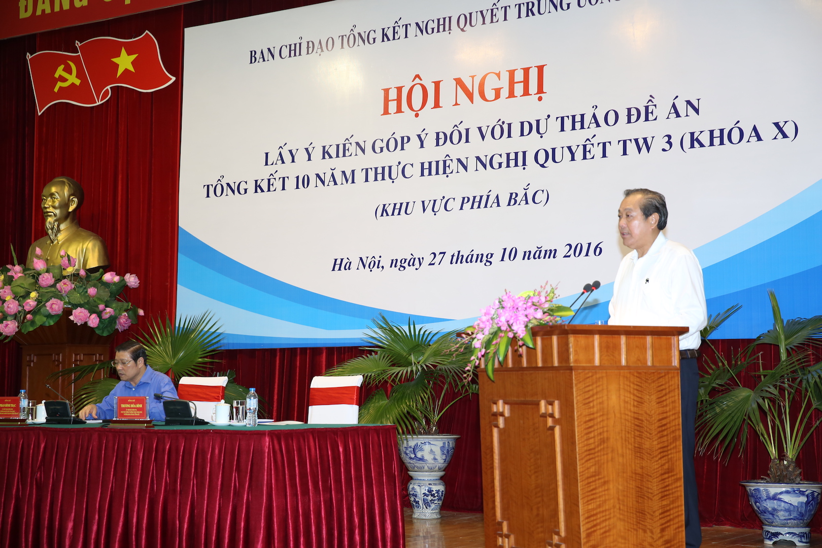  Phó Thủ tướng Thường trực Trương Hòa Bình phát biểu chỉ đạo tại hội nghị. Ảnh: VGP