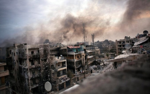  Chiến sự Syria: Giao tranh tại Syria đã khiến nhiều khu vực đông dân cư bị tàn phá nặng nề. Ảnh: Reuters