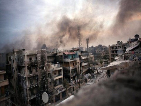 Chiến sự Syria: Giao tranh tại Aleppo, Syria đã khiến nhiều khu vực đông dân cư bị tàn phá nặng nề