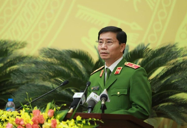  Thiếu tướng Hoàng Quốc Định - Giám đốc Sở PCCC Hà Nội. Ảnh: Giao thông