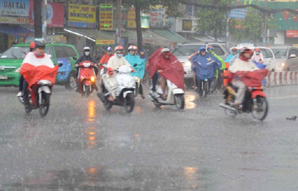  Xuất hiện áp thấp nhiệt đới trên biển Đông, mưa lớn ở Nam Bộ. Ảnh minh họa