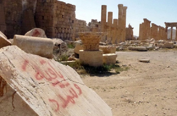 Chiến tranh Syria: Thành phố cổ Palmyra. Ảnh: AFP