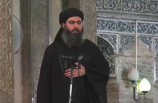 Thủ lĩnh tối cao của tổ chức Nhà nước Hồi giáo (IS) tự xưng Abu Bakr al-Baghdadi.